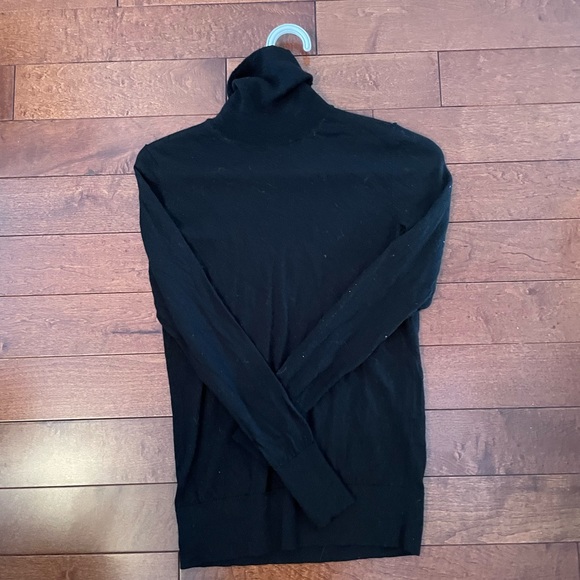 Babaton Merino Wool turtleneck in black, XS - Picture 2 of 2